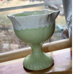 Vintage Ceramic Footed Planter